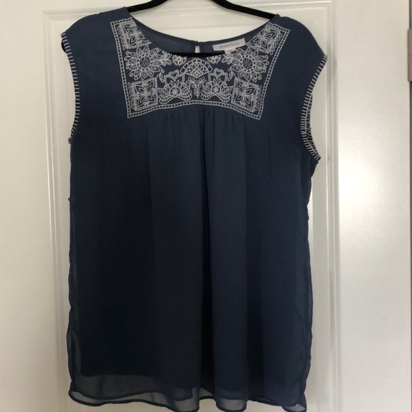 Motherhood Maternity Tops - Motherhood Maternity Embroidered Top